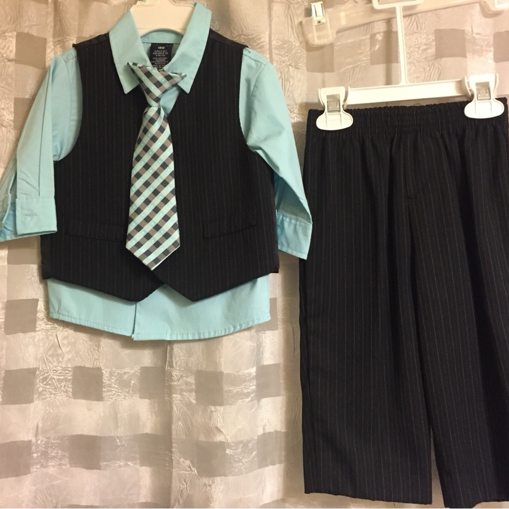 Nautica Kids Matching Set - Black and Blue - 18 months